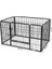 Evcil Hayvanlar Için Muhafaza, Köpek Yavrusu Çıkışı, Taşınabilir, 122 x 80 x 70 Cm, Siyah 3