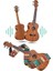 TN-26MC Case Hakiki Ağaç Tenör Ukulele (Çanta Tuner Askı Metod Yedek Tel) 3