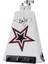 Tommy Lee Rock Star Signature Cowbell, Beyaz Grafik Sanatlı, 8" (LP009TL) 2