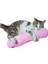 Kedi Oyuncağı Sarılma Yastığı Uyku Oyuncağı Kedi Otlu 30 cm Peluş (1 Adet) (Pembe) 2