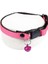 X-Perk Neon Zilli Kedi Tasması Pembe Renk Boyun Tasma Ayarlı 3
