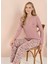 Bayan Interlok Uzun Kollu Pijama Takım 3215 1