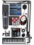 Stüdyo Ekipmanları Midi Live Paket-6 Ses Kartlı Mikser Midi Klavye Cx2 Mikrofon Kulaklık Pad 1