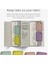 Bookaroo Kitap Ayracı ve Post It Pastel 3
