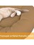Beylini Kedi Köpek Yatağı Peluş Kumaş Minderli Konforlu Oyun Uyku Alanı Yatağı 50X50 (Kahverengi) 2