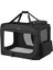 Köpek Kutusu, Köpek Çantası, Katlanabilir, 81 x 58 x 58 Cm, Siyah 1