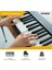 CDP-S110BK Dijital Piyano, 88 Ağırlıklı Tuşlu, Siyah 6