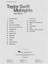 Taylor Swift - Midnights (3AM Edition): Piano/vocal/guitar Songbook 7