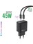 45W Pd Type-C Super Fast Charger — Samsung Tab S8 / Tab S7 / Tab S6 Lite / Tab A7 / Tab A8 / iPad Pro 12.9 / iPad 10 3