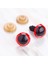 Loren 12 mm Kırmızı 5 Çift Amigurumi Göz 1