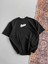 Baskılı Oversize T-Shirt - Siyah 1