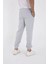 Unisex Kışlık Üç Iplik Lastikli Eşofman Pantolon - Gri 3