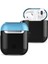 Airpods 2 (2.nesil) 3in1 Kılıf - Siyah-Mavi 1