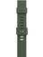 Apple Watch 38MM KR408 Çizgili Silikon Kordon - Koyu Yeşil 3