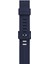Apple Watch 38MM KR408 Çizgili Silikon Kordon - Lacivert 3