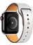 Apple Watch 42MM KR415 Luaz Deri Kordon - Beyaz 1