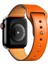 Apple Watch 38MM KR415 Luaz Deri Kordon - Turuncu 1
