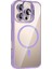 CPT83 Apple iPhone 16 Pro Max Remim Lensli Magsafe Standlı Kapak - Lila 2