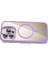CPT83 Apple iPhone 16 Pro Max Remim Lensli Magsafe Standlı Kapak - Lila 4