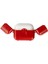 CPT83 Airpods 3 (3.nesil) Basmalı Kılıf - Kırmızı 2