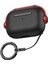 CPT83 Airpods 3 (3.nesil) Cool Kılıf - Siyah-Kırmızı 1