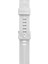 Apple Watch 38MM KR408 Çizgili Silikon Kordon - Beyaz 3