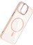 OMR02 Apple iPhone 11 Remim Lensli Magsafe Standlı Kapak - Pembe 4