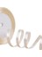 Saten Kurdele 1 cm 10 Metre Ekru 1