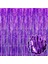 Mor Renk Ekstra Metalize Dkttk Saçaklı Arka Fon Perde Ithal A Kalite 1x2 Metre 1