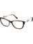 VCH224S 0752 23KT Gold Cat Eye Kedi Gözü Kahverengi Havana 23KT Altın Kadın Gözlük 4