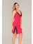 Lady Dantelli Mini Yırtmaç Penye Gecelik 1