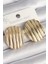 Pirinç Gold Renk Işlemeli Daire Plaka Model Kadın Küpe - TJ-BKP10244 1