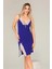 Lady Dantelli Mini Yırtmaç Penye Gecelik 1