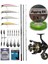 Yekoutdoor Profesyonel Olta Seti Okuma Alijos Surf 435 cm 100+250 gr 3 Parça&okuma Tesoro 8000PA Olta Makinesi 1