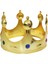 Plastik Kral Tacı Altın Renk Çocuk Boy 2