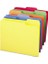 Renkli Dosya Klasörü, 1/3 Kesim, Mektup Boyutu, Farklı Ana Renkler, Kutu Başına 100 (11943) 3