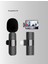 Çift Mikrofonlu Kablosuz Kayıt Seti iPhone Uyumlu Mini Mikrofon - ME001W-51UPN3 5