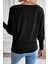 Bisiklet Yaka Incili Viskon Bluz - Siyah 3