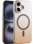 Apple iPhone 16 Plus Glossy Magsafe Kapak - Çöl TITANYUM-(5796) - ME001W-51E7Q2 1