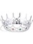 Ieg Taşlı Rönesans Kraliyet Gümüş Renk Kraliçe Tacı 2