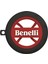 Benelli Logolu Özel Tasarım Lastik Detaylı Motosiklet Anahtarlığı 2