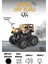 Metal Jeep Sürtmeli Işıklı Müzikli Off Road Arabası 12 cm 2