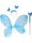 Kelebek Kanadı Tacı Asası Mavi Renk 1