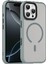 Apple iPhone 16 Pro Max Megane Magsafe Kapak - Titan Gri 1