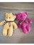 Peluş Ayıcık Anahtarlık ve Çanta Süsü Hediyelik (12CM Boy) 2 Adet 1