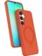 Samsung Galaxy S25 Regal Magsafe Standlı Kapak - TURUNCU-(5796) - ME001W-51F3D6 1