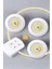 LED Lamba 3'lü Uzaktan Kumandalı Yapışkanlı Beyaz Işık - BI001V-4Z2B36 3