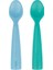 Nam Nam 2li Silikon Mama Kaşığı Mavi-Yeşil (5 Adet) 1