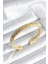 Ezme Zincir Model Gold Renk Kadın Bileklik - TJ-BB8018 1