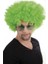 Yeşil Renk Kıvırcık Afro Bonus Peruk 1